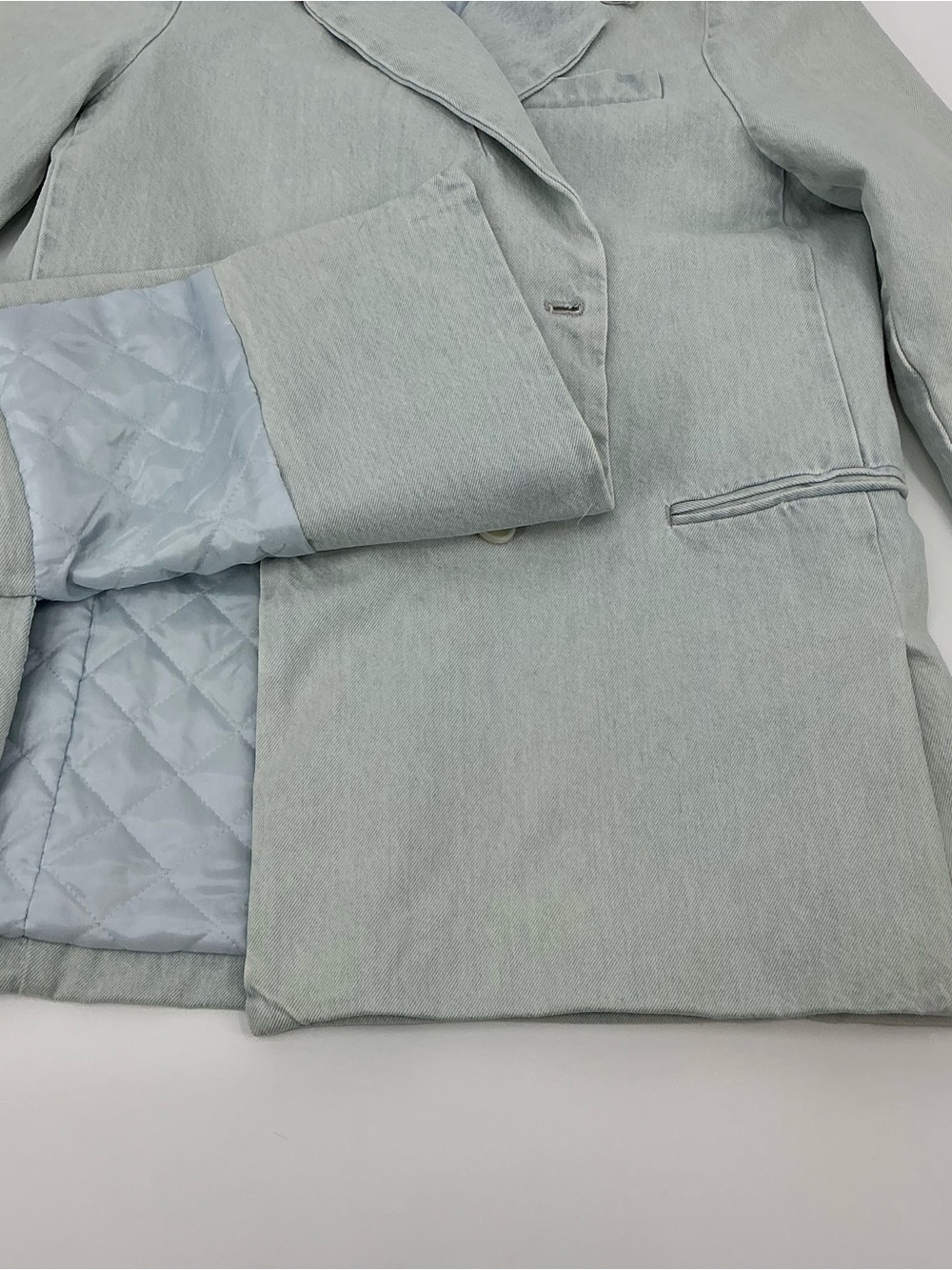 Levi’s Denim Light Wash Double Breasted Jacket/Blazer - Picture 12 of 16